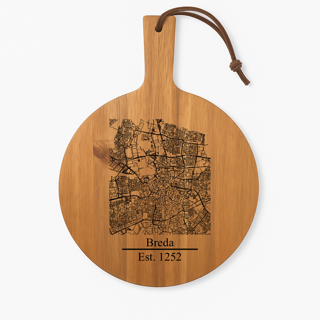 Borrelplank Plattegrond Breda Ø29,5cm